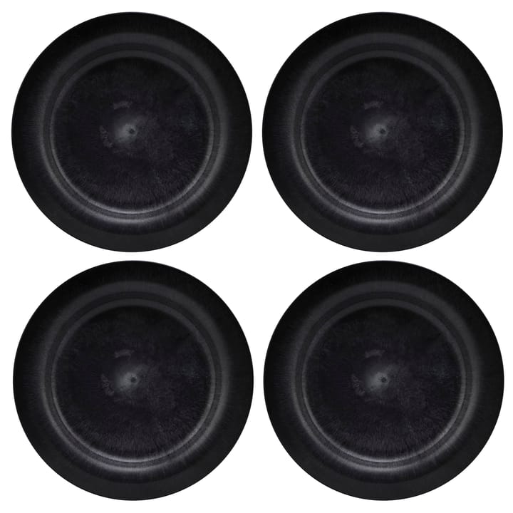 Serveur Teller 24cm 4er Pack, Schwarz House Doctor