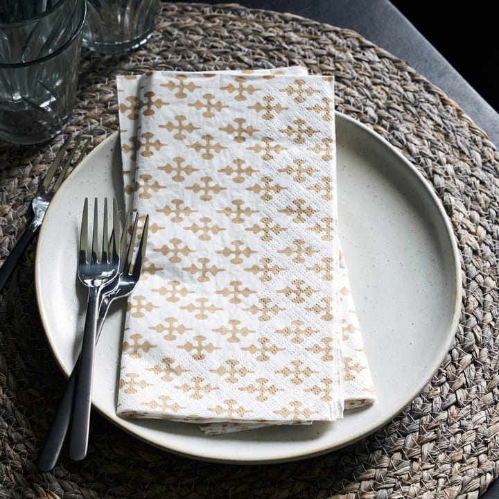 Shield Servietten 40st, Beige House Doctor