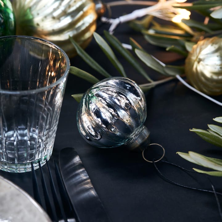 Shim Christbaumkugel Ø8 cm, Silver House Doctor
