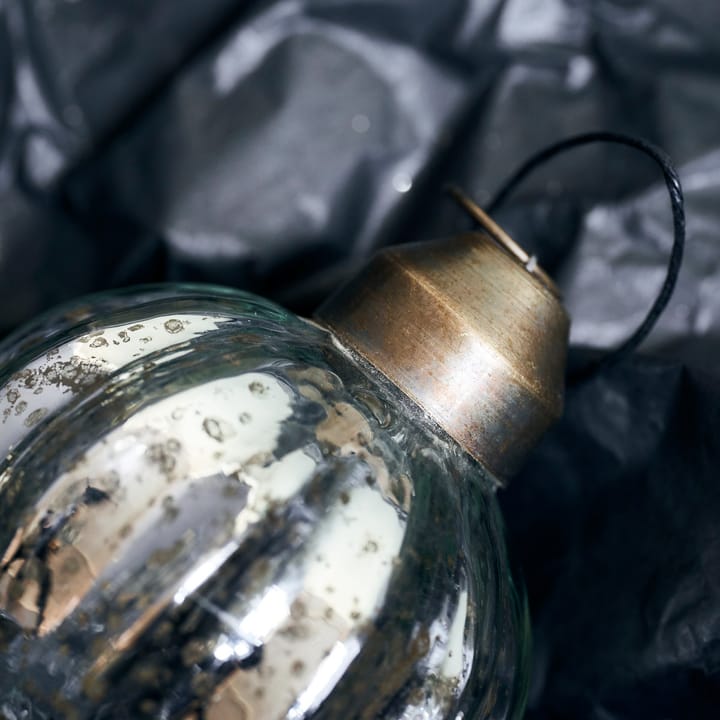 Shim Christbaumkugel Ø8 cm, Silver House Doctor
