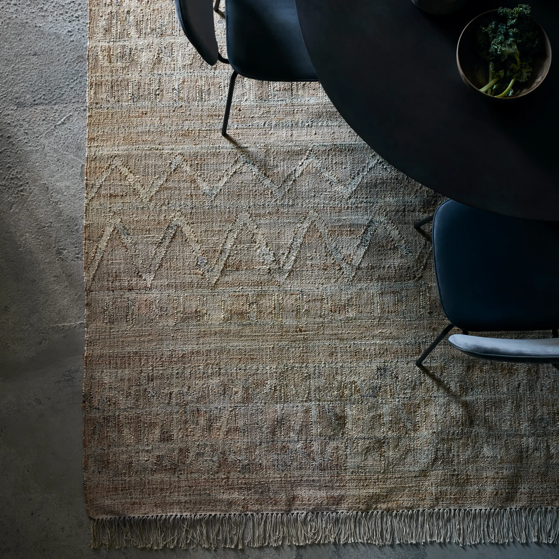 Shriv Teppich 250 x 250 cm, Sand House Doctor