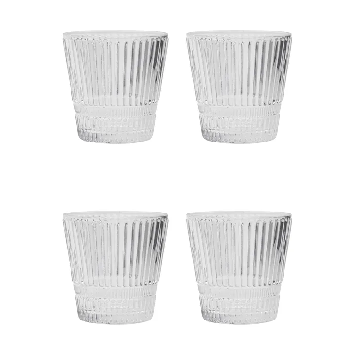 Slots Wasserglas 4er Pack - Klar - House Doctor