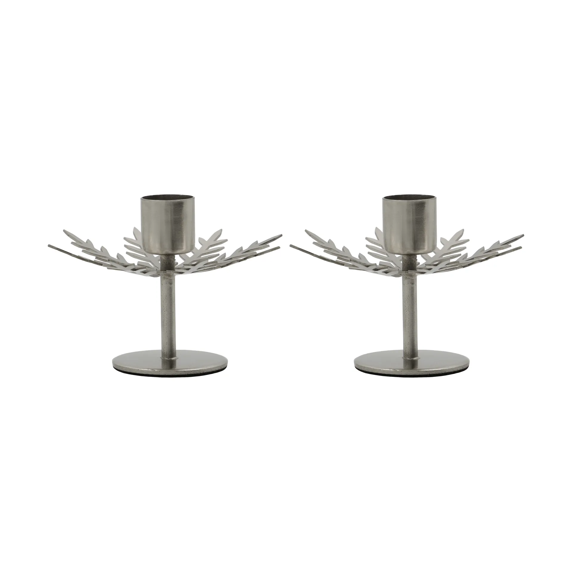 Snowflake Kerzenhalter 2er Pack, Silver finish House Doctor