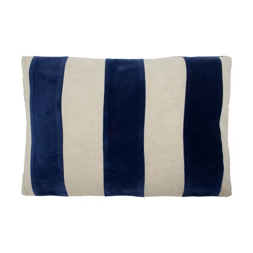 House Doctor Sono Kissenbezug 40 × 60 cm, Blau-Sand