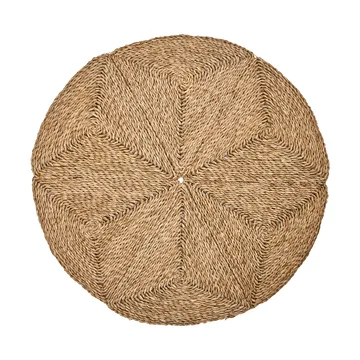 Star Weihnachtsbaumteppich, Ø100 cm - Natur - House Doctor