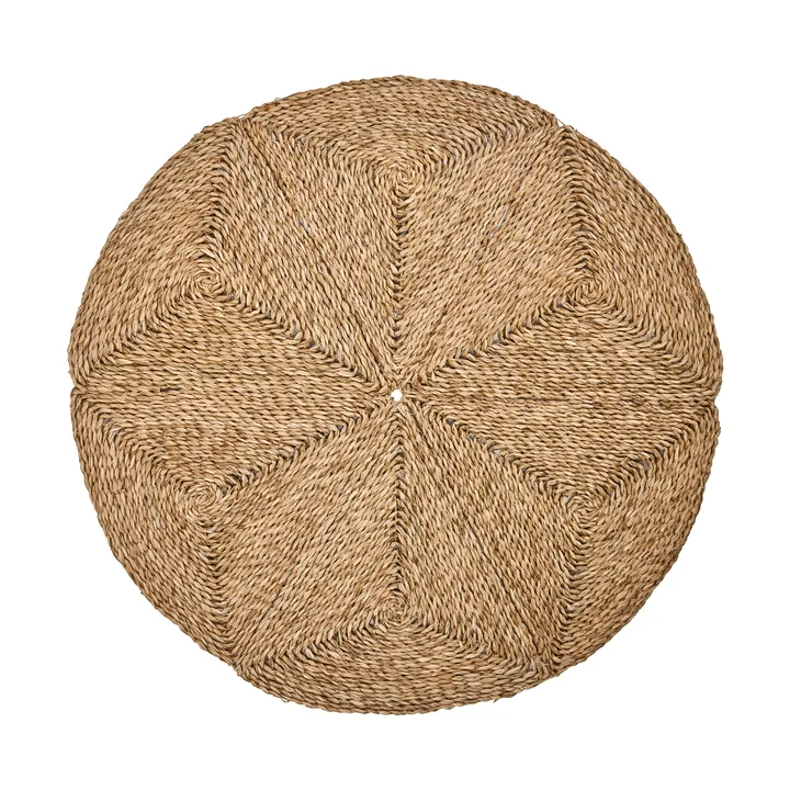 Star Weihnachtsbaumteppich, Ø100 cm - Natur - House Doctor