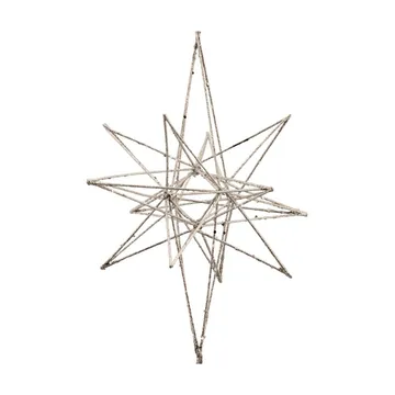 Star Weihnachtsdekoration 14 x 25cm - Champagne - House Doctor