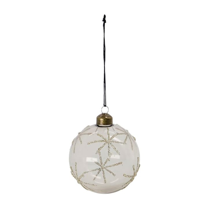 Star Weihnachtskugel Ø8cm, Clear-silber House Doctor