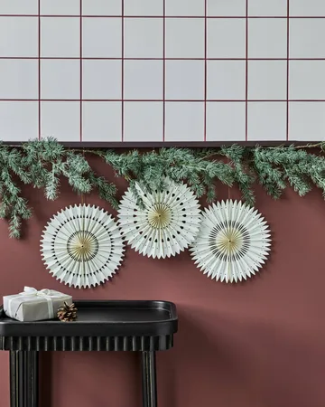 Stelle Weihnachtsanhänger 3er Pack - Off-White, Ø30 cm - House Doctor
