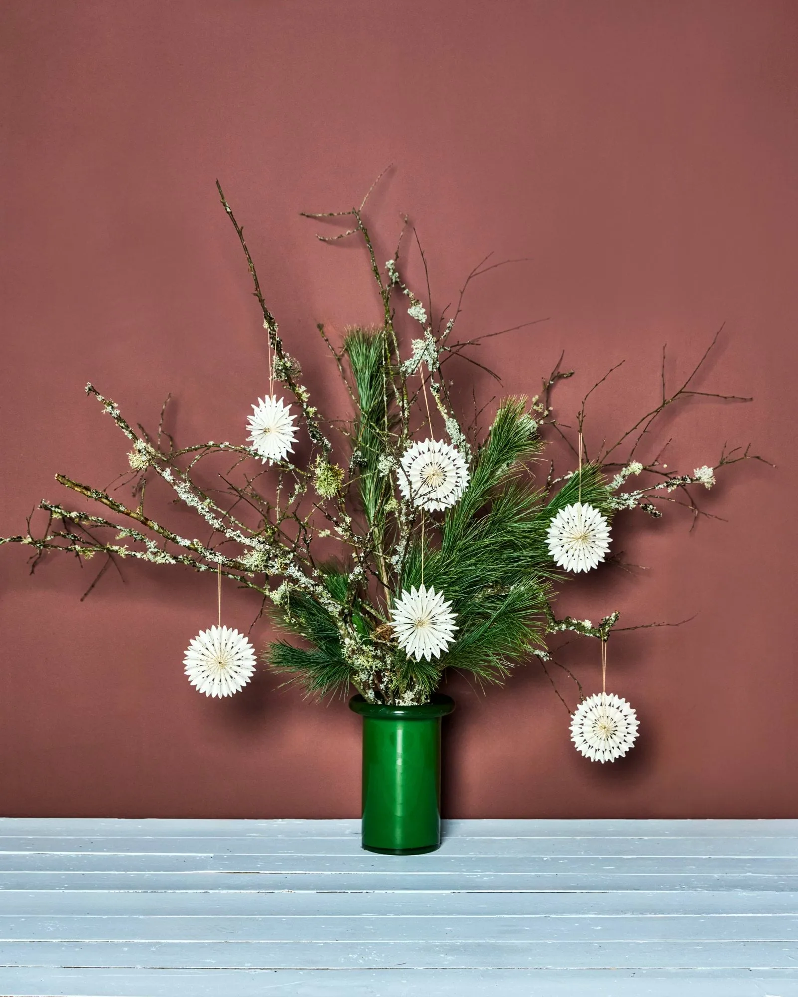 Stelle Weihnachtsanhänger 6er Pack, Off-White, Ø10,5 cm House Doctor