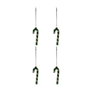 Stick Weihnachtshänger 4er Pack - Grün - House Doctor