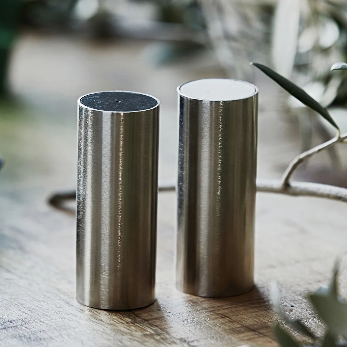 Tall Salz-und Pfefferset, Silver House Doctor