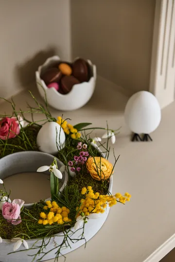 The Ring Adventsleuchter für Blockkerzen - Beton - House Doctor