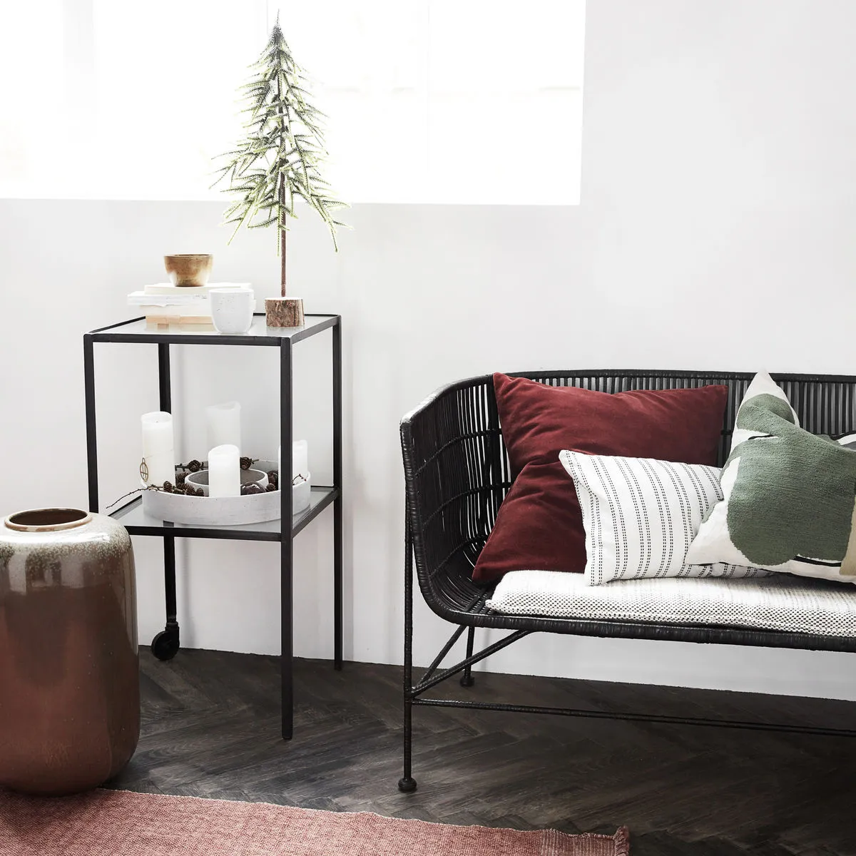 The Ring Adventsleuchter für Blockkerzen, Beton House Doctor