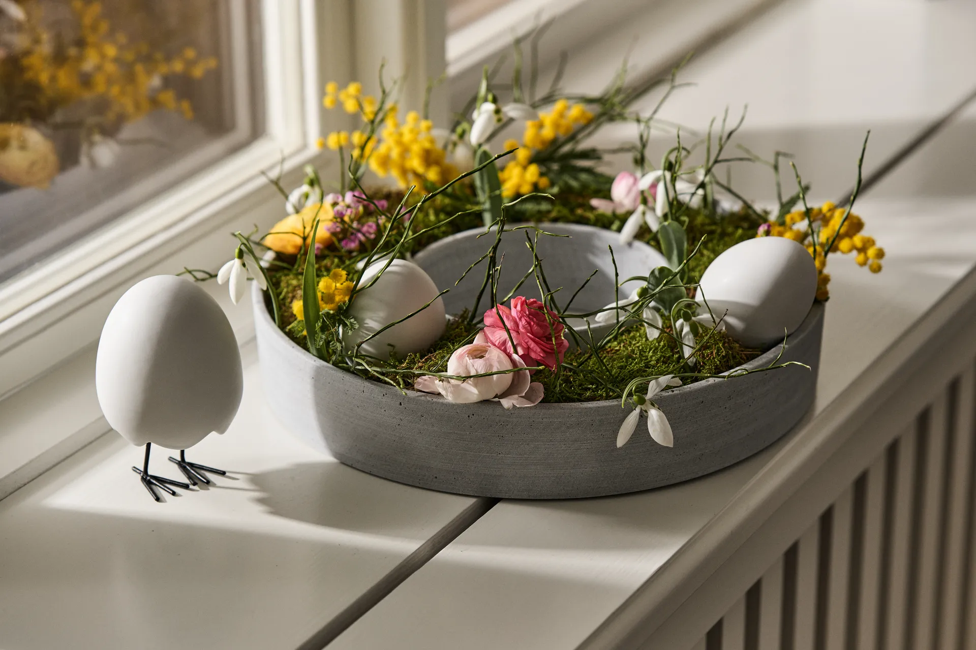 The Ring Kerzenhalter für Blockkerzen, Beton House Doctor