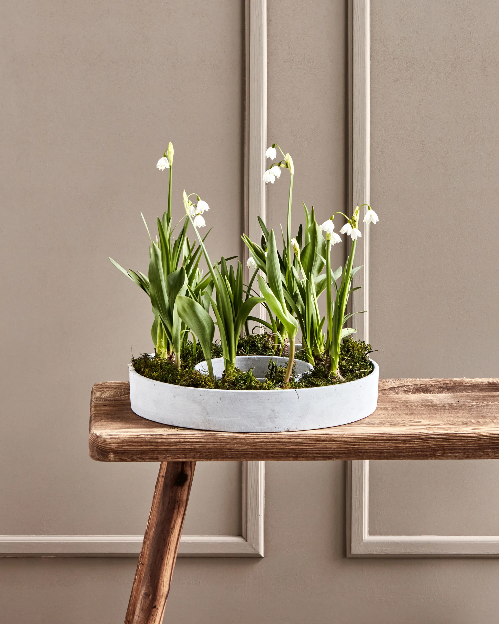 The Ring Kerzenhalter für Blockkerzen, Beton House Doctor