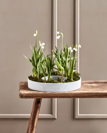 The Ring Kerzenhalter für Blockkerzen - Beton - House Doctor