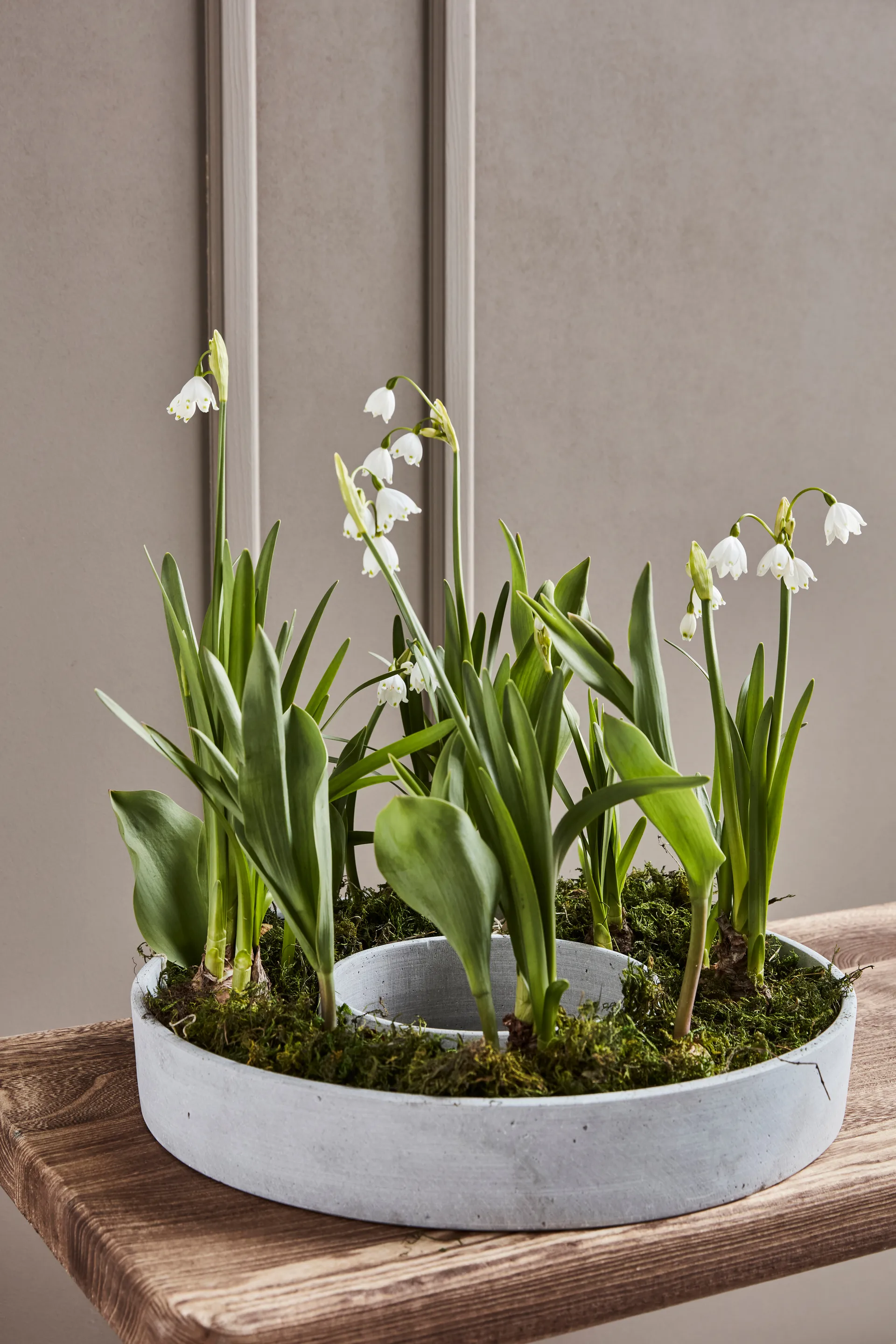 The Ring Kerzenhalter für Blockkerzen, Beton House Doctor