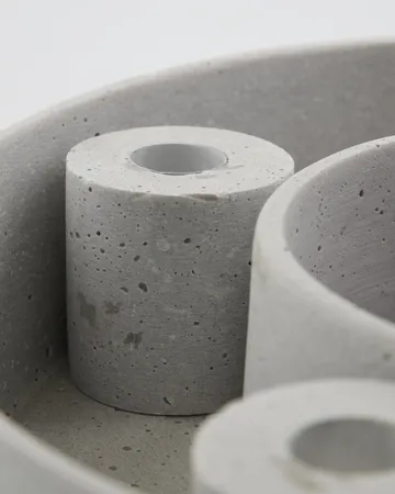 The Ring Kerzenhalter - Grey - House Doctor