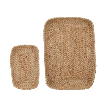 There Tablett 2er-Pack - Natur - House Doctor