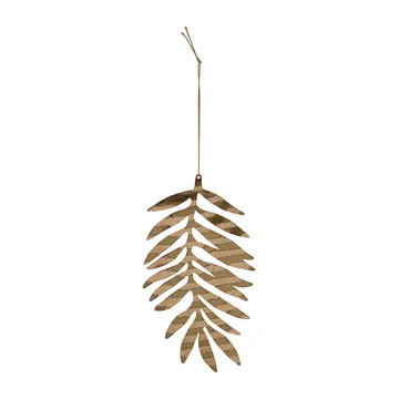 Tin plate Weihnachtsanhänger - Leaf - House Doctor