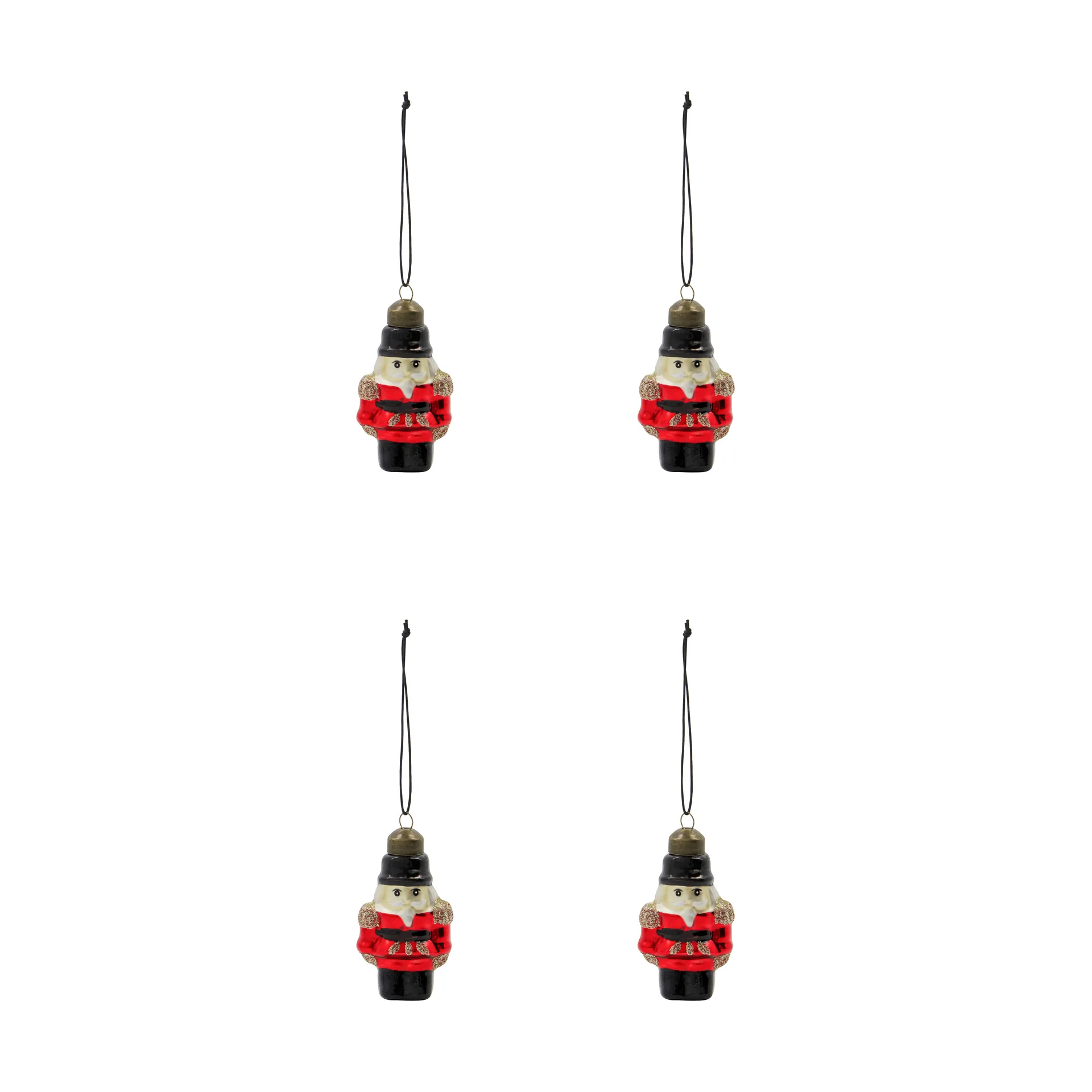 Tino Weihnachtsanhänger 4er Pack, Rot House Doctor