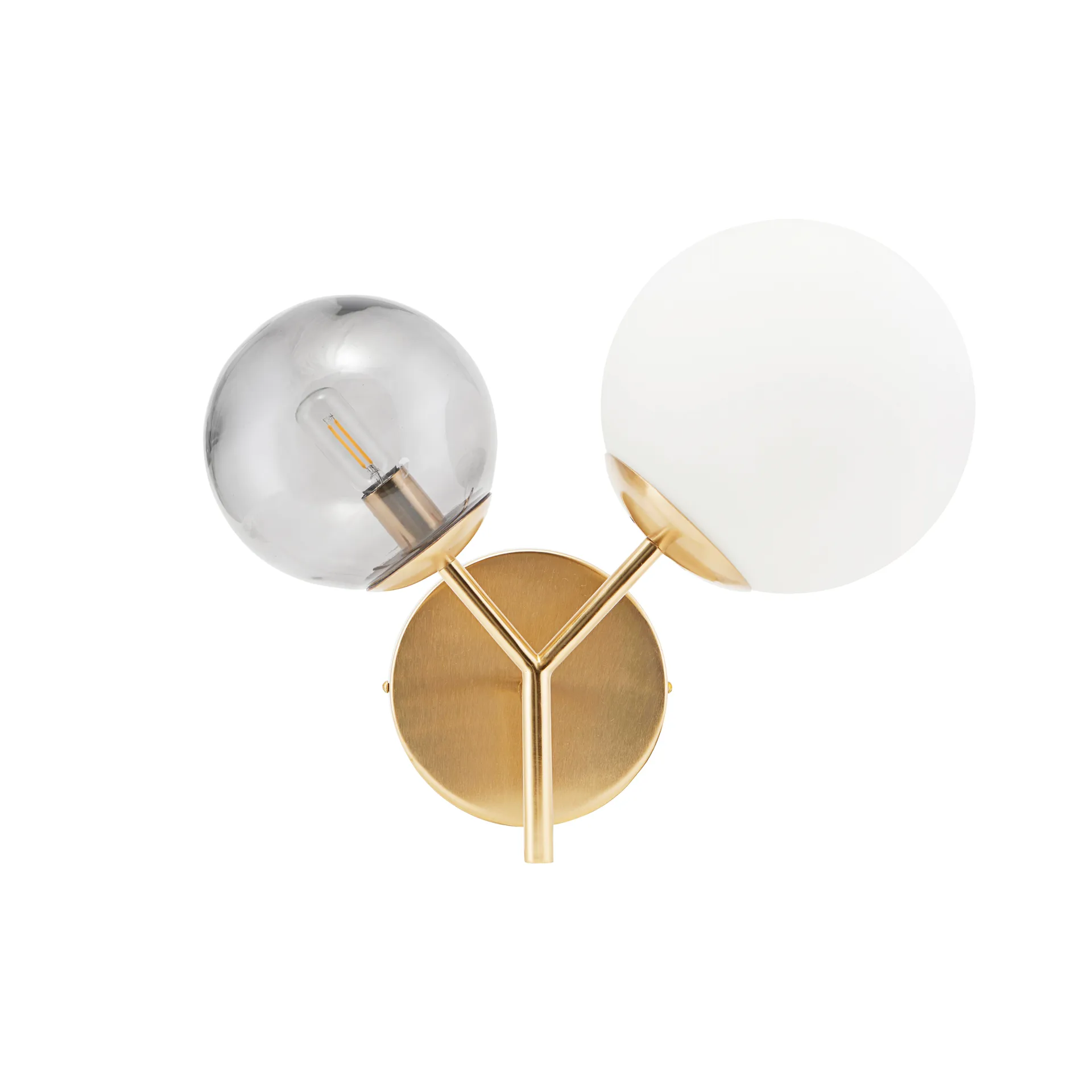 Twice Wandleuchte, Messing House Doctor