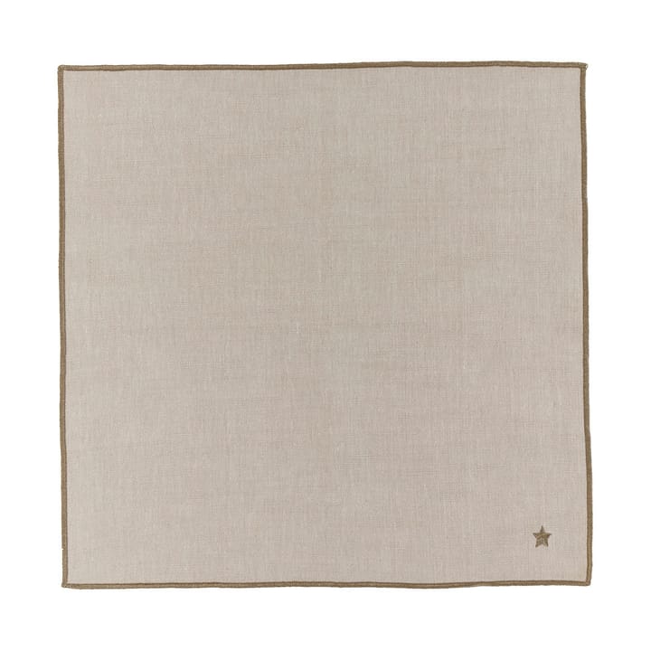 Twinkle Stoffserviette 40x40cm 4er Pack, Taupe House Doctor