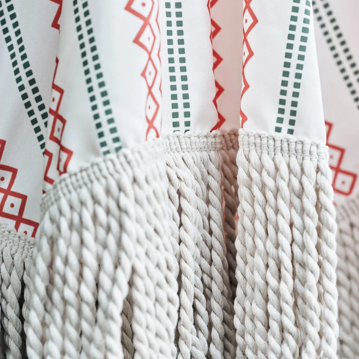 Umbra Sonnenschirm Ø190 cm, Rot-grün House Doctor