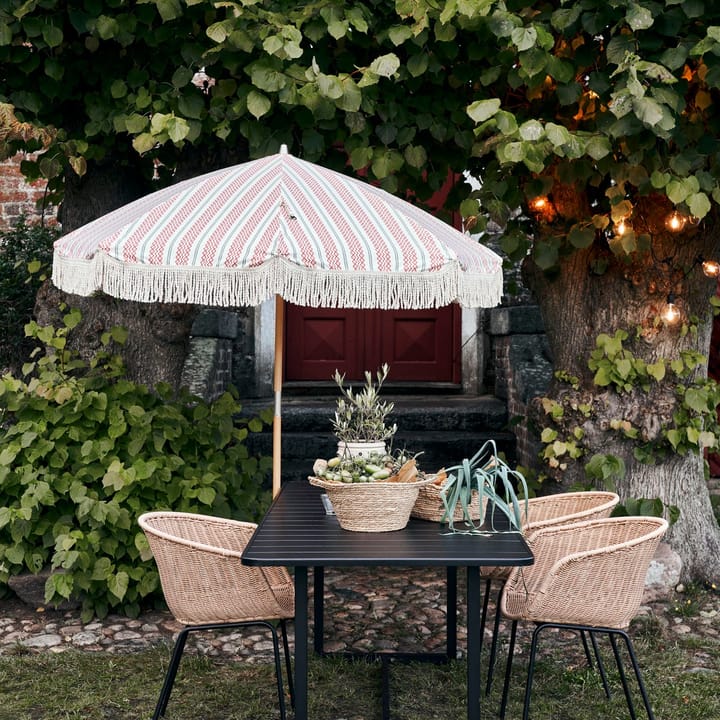 Umbra Sonnenschirm Ø190 cm, Rot-grün House Doctor