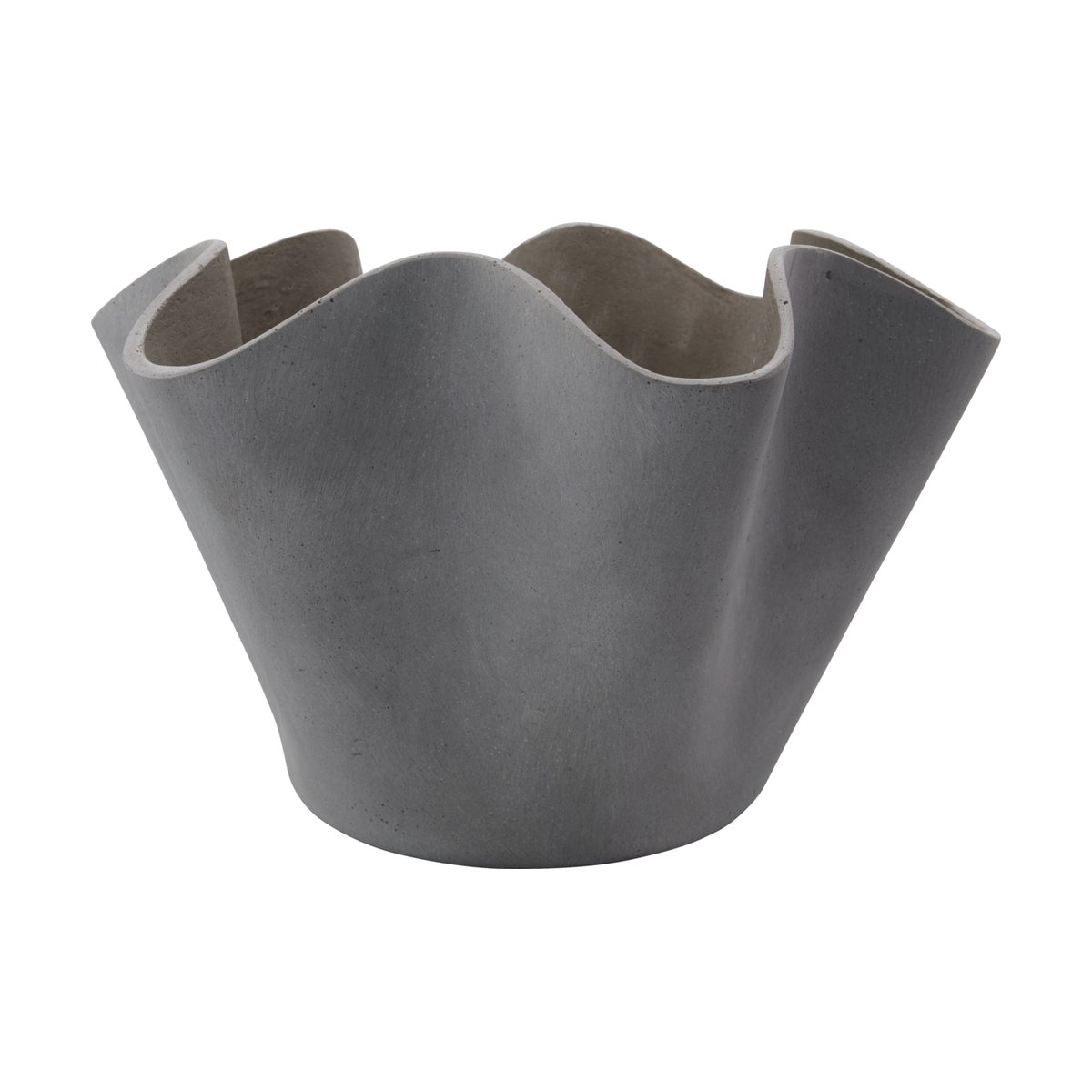House Doctor Vaso Blumentopf Ø40,5 cm Grau