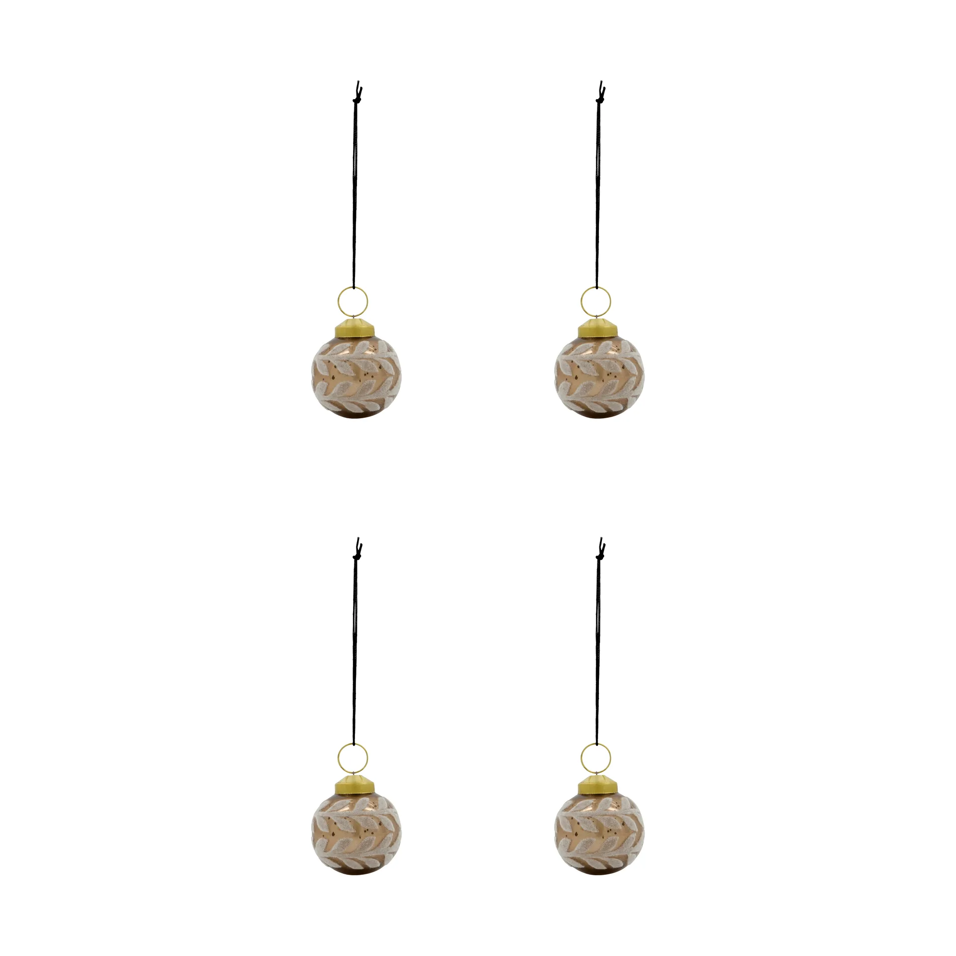 Vellu Christbaumkugeln 4er Pack, Sand House Doctor