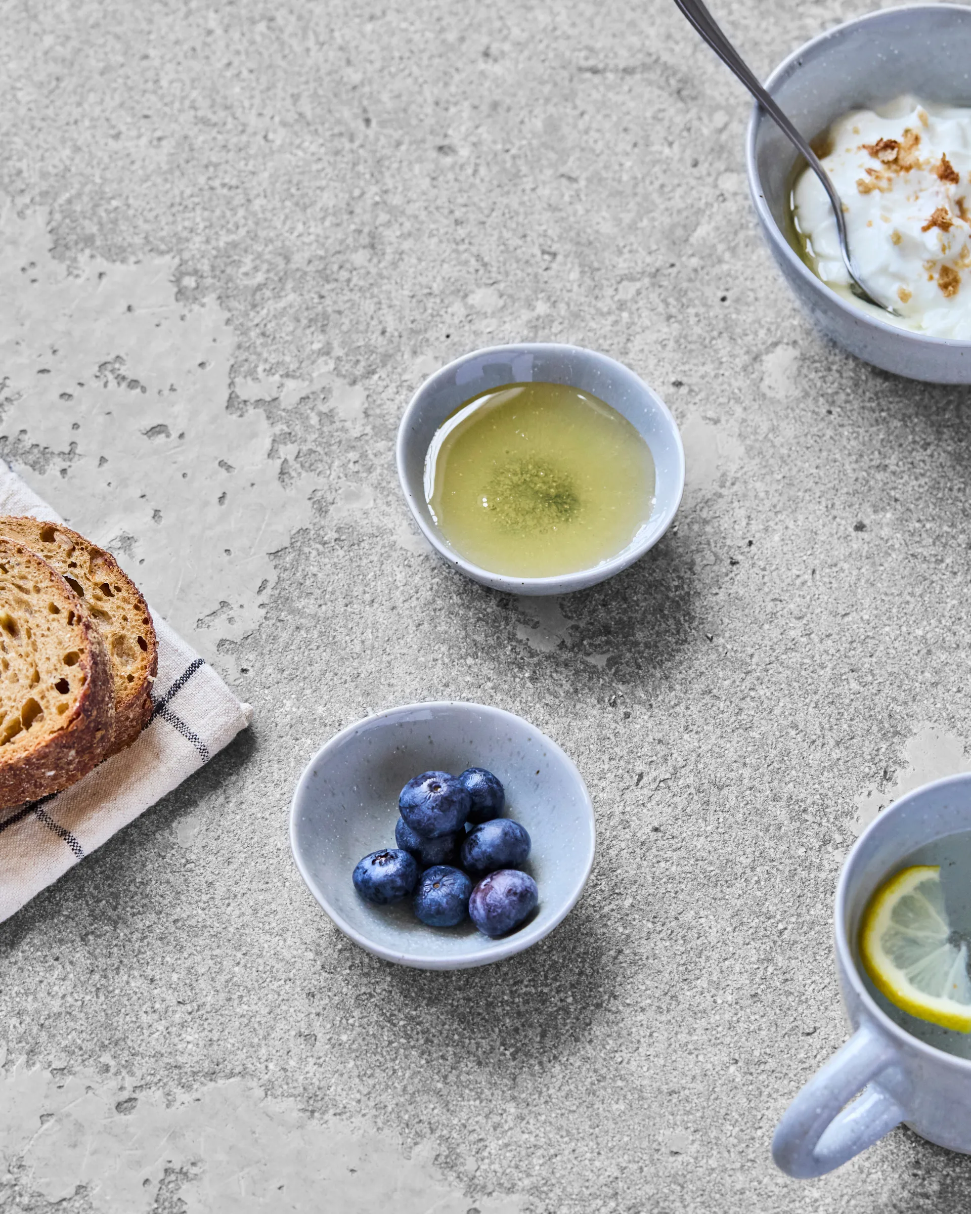 Vida Schale 6 cl 4-pack, Hellblau House Doctor