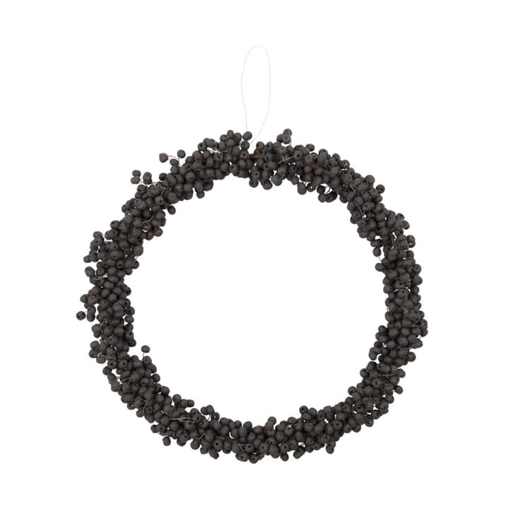 Winter Kranz Ø23cm, Schwarz House Doctor