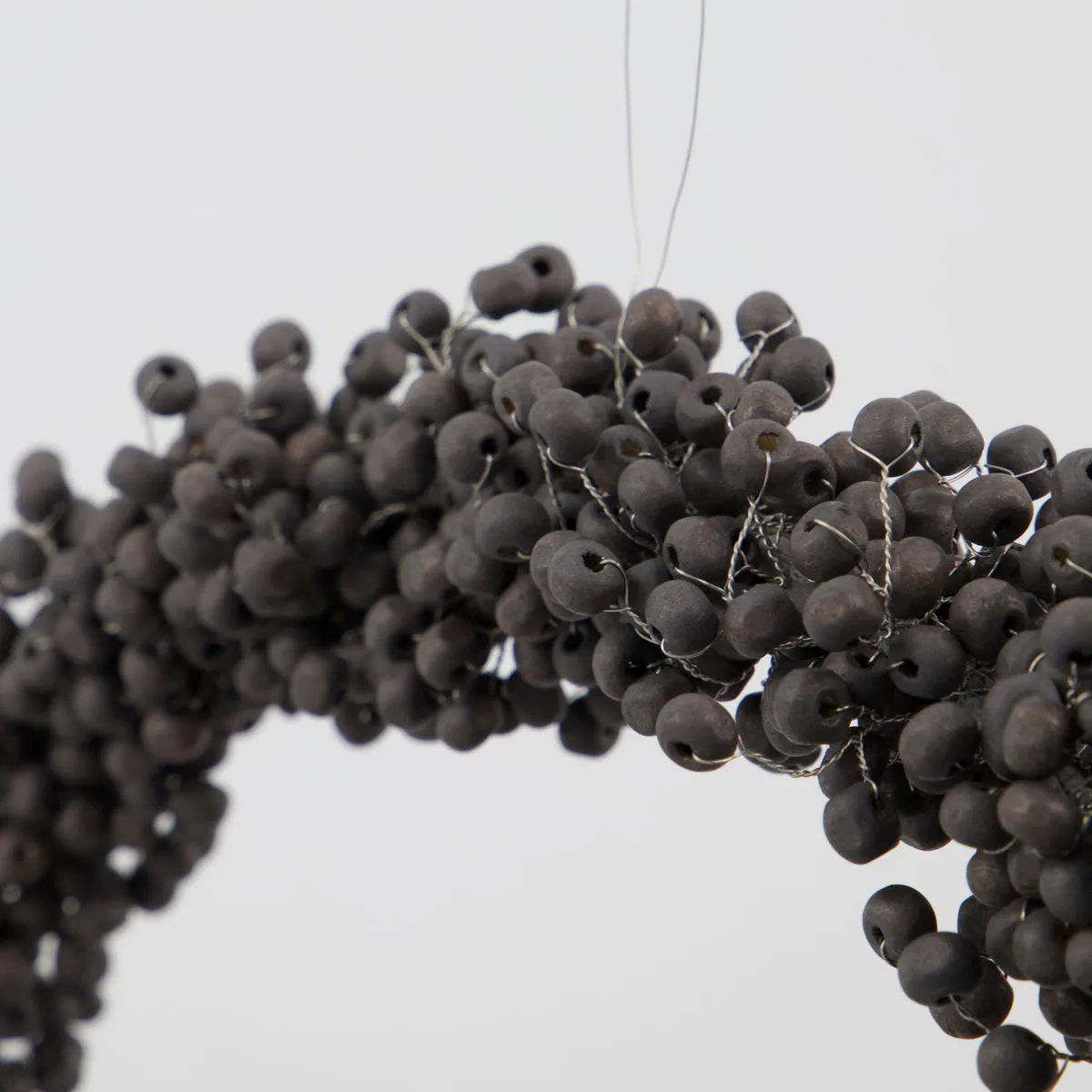 Winter Kranz Ø33cm, Schwarz House Doctor