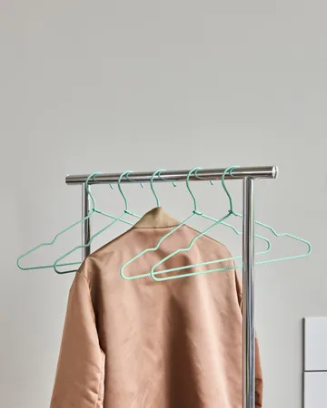 Wire Kleiderbügel 6er Pack - Grün - House Doctor