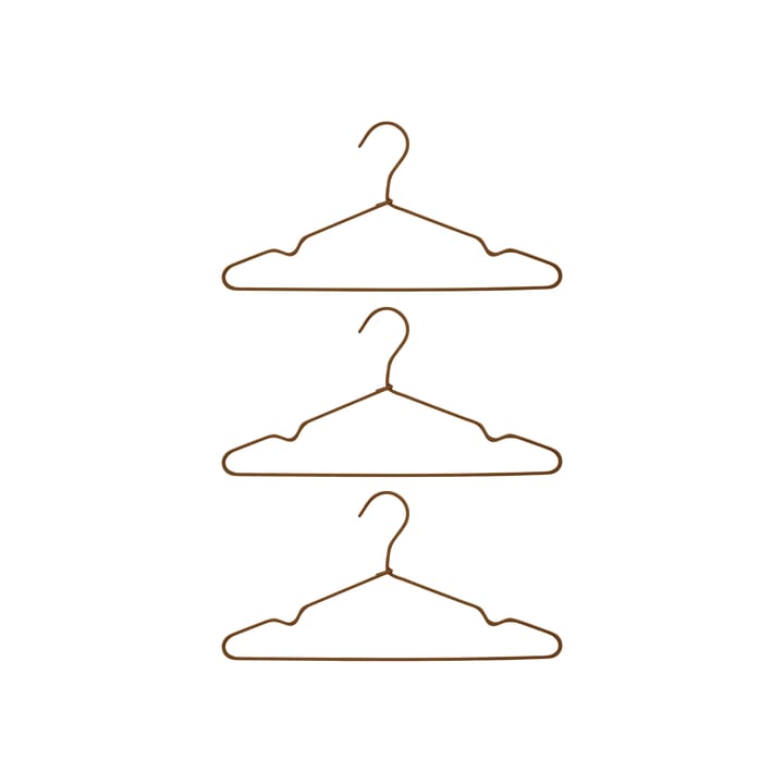 Wire Kleiderhaken 3er Pack - Braun - House Doctor
