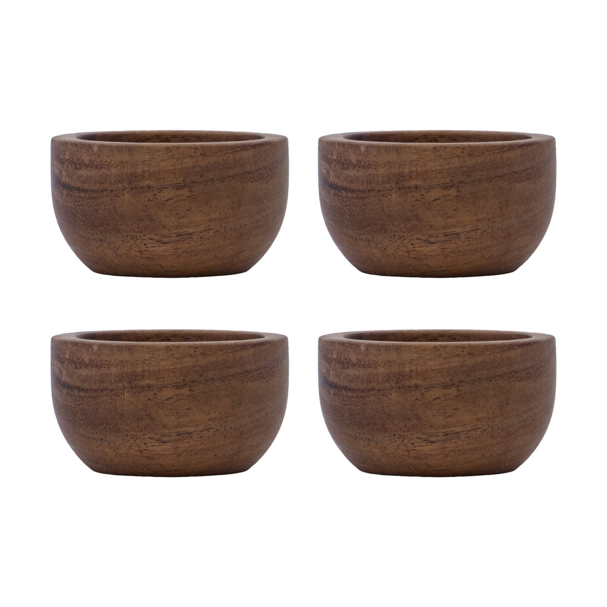 House Doctor Wood Eierbecher 4er-Pack Natur