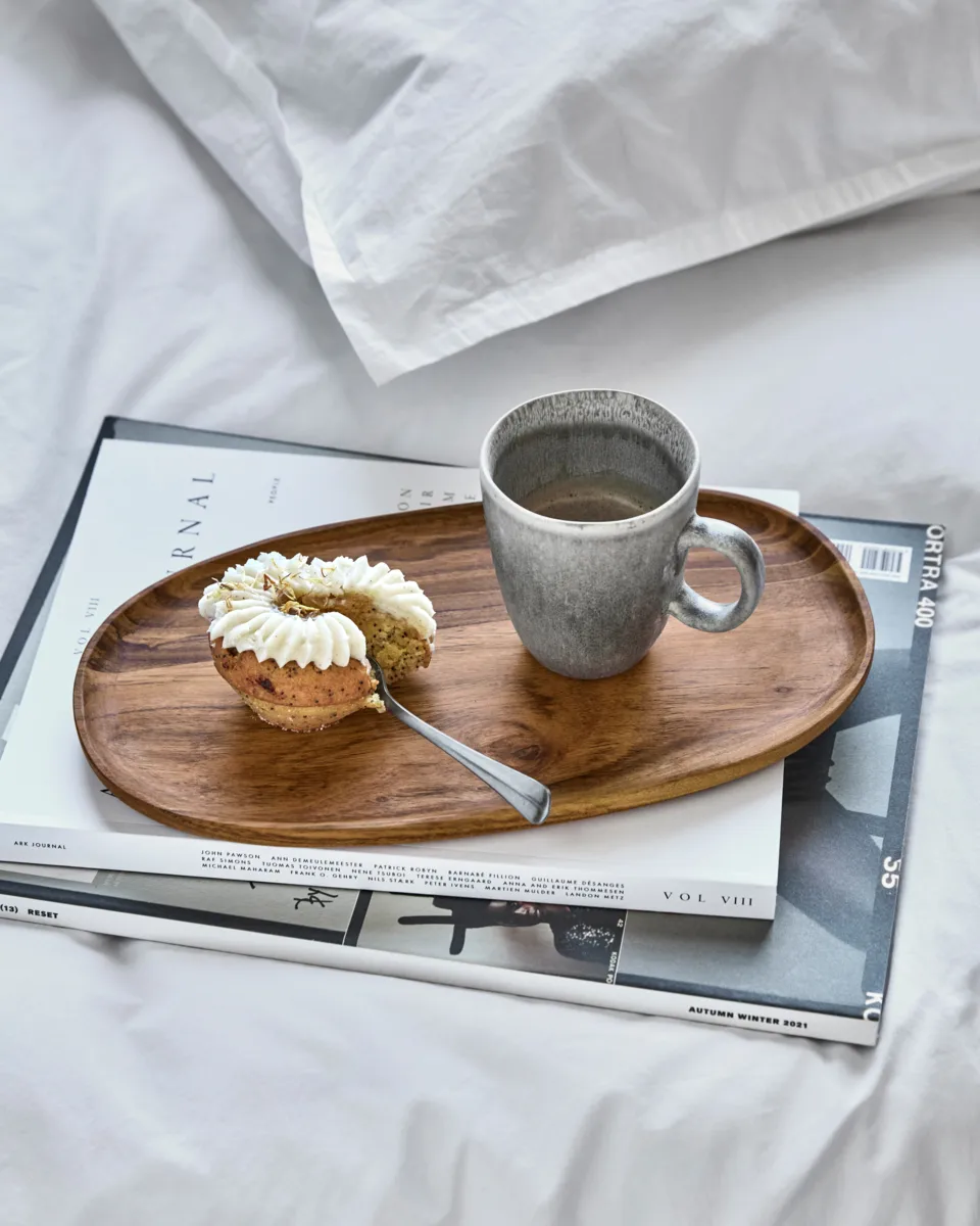 Wood Tablett 19x33 cm 2er-Pack, Natur House Doctor