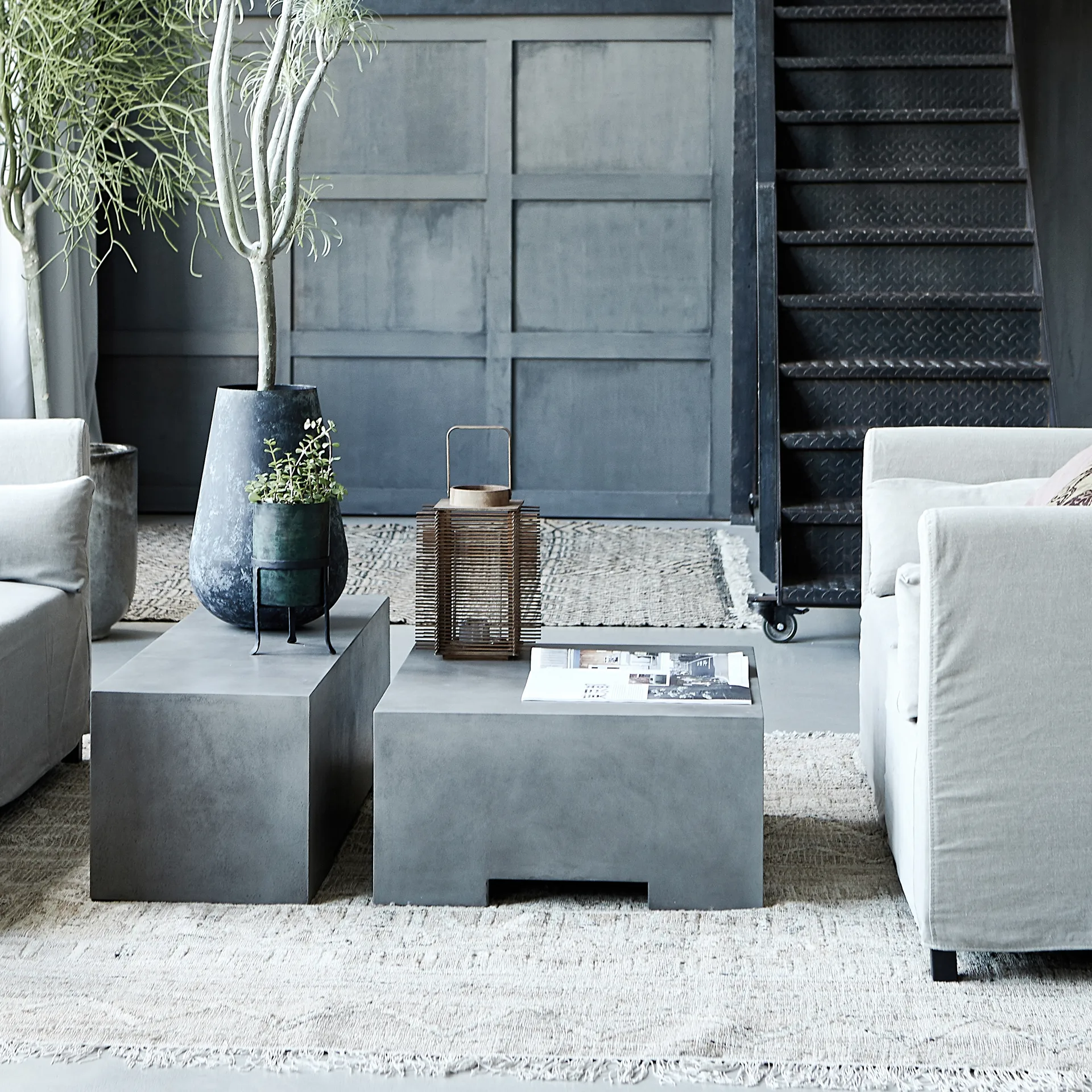 Wowe Teppich 180 x 180cm, Beige House Doctor