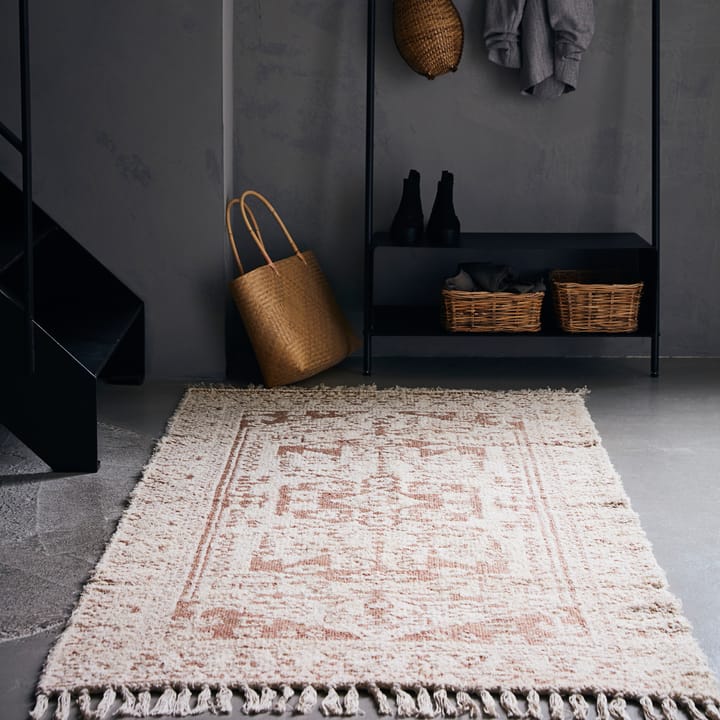 Wowe Teppich 90 x 200cm, Beige House Doctor