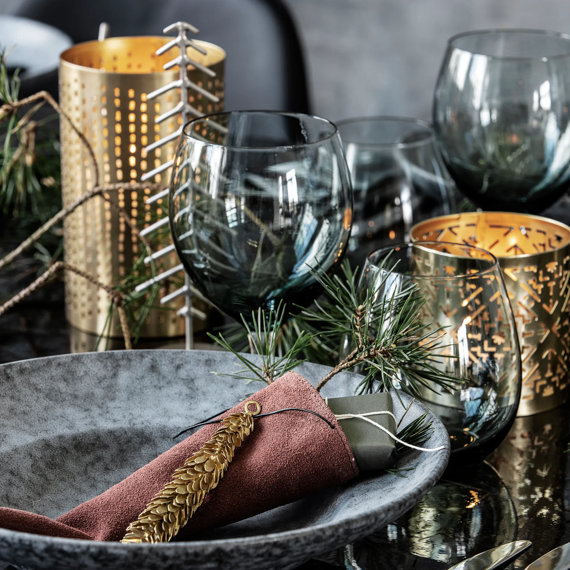 Zapfen Anhänger 14cm, Messing House Doctor