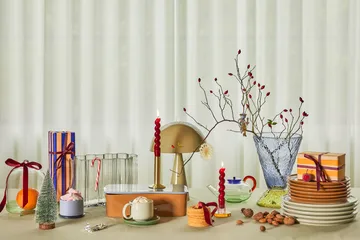 Abyss Vase - Blue - Hübsch Interior