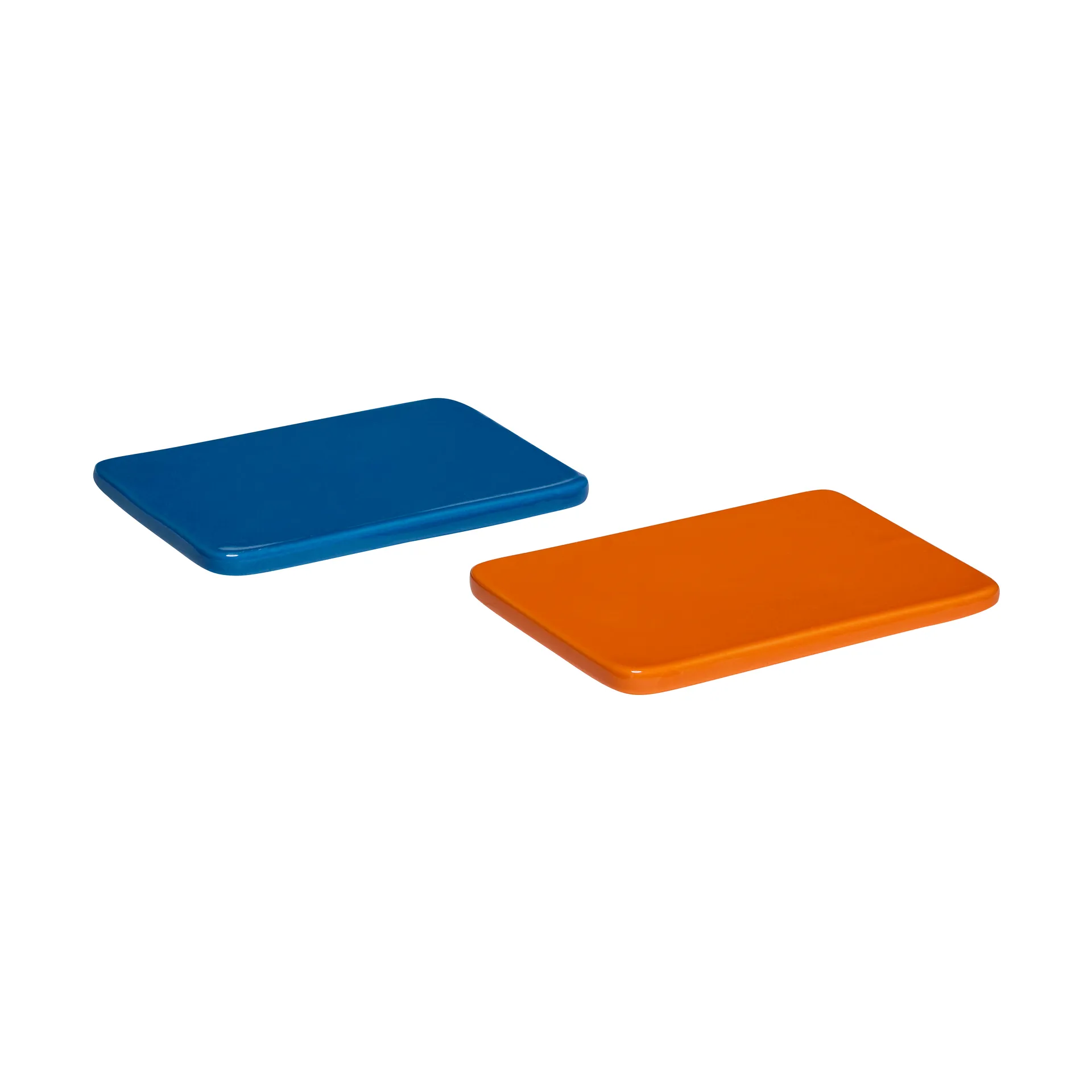 Amare Untersetzer Set 2 Teile Small, Blue-orange Hübsch Interior
