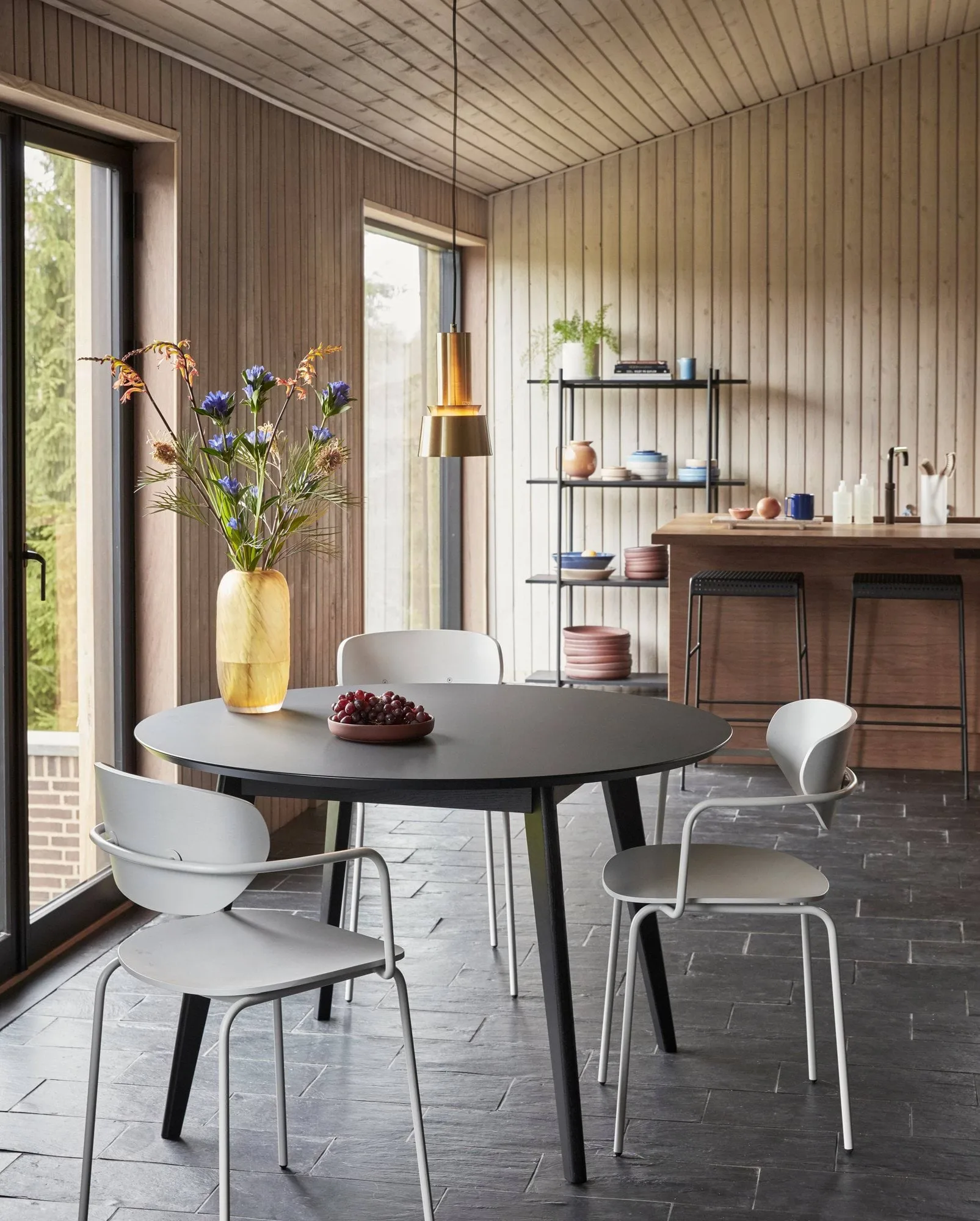 Arch Stuhl, Light grey Hübsch Interior