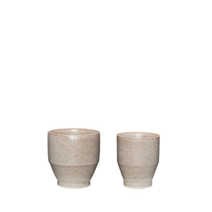 Ashes Keramiktöpfe 2er-Pack, Rosa Hübsch Interior