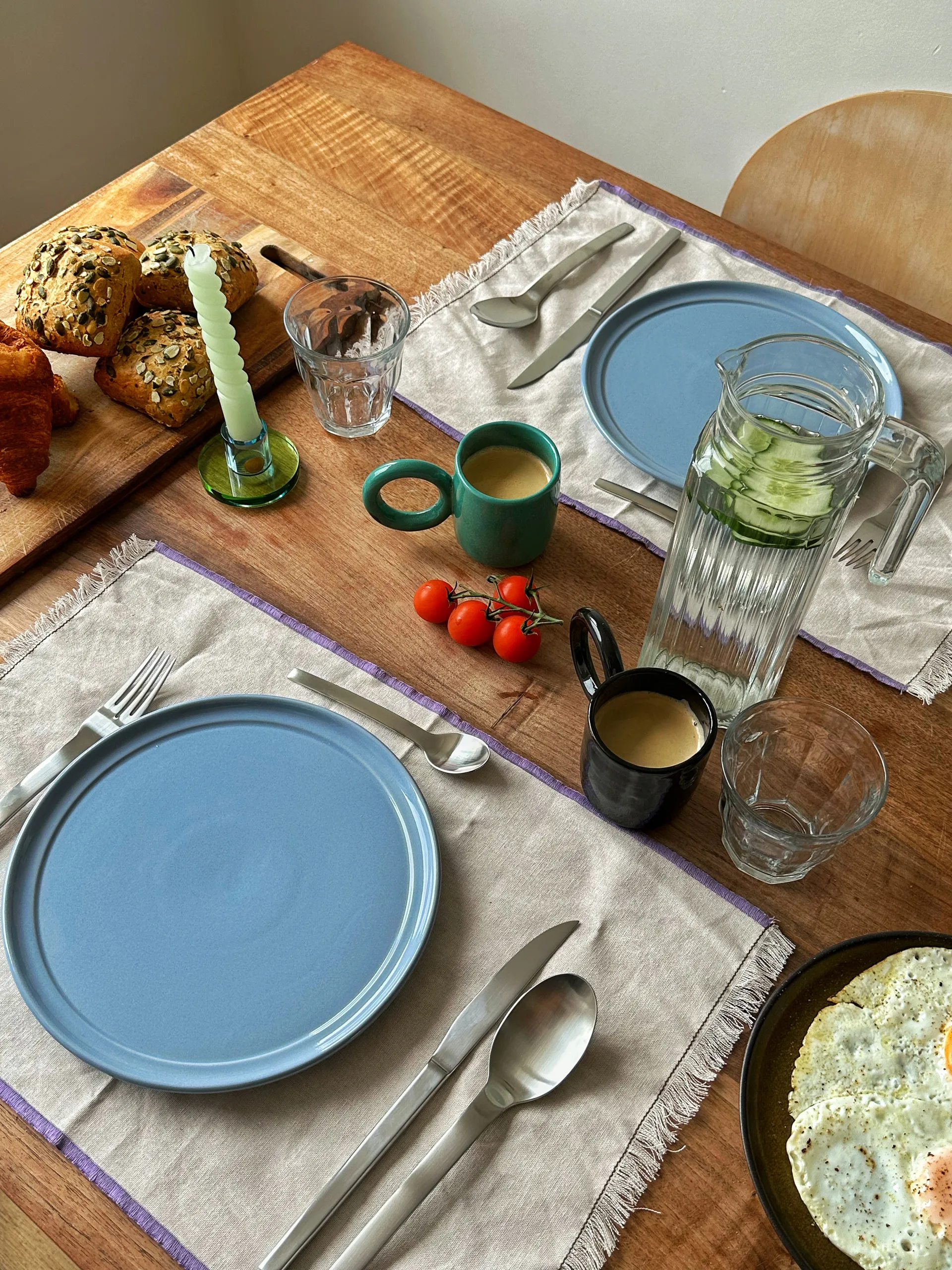 Astra Kerzenhalter klein, Blue-green Hübsch Interior