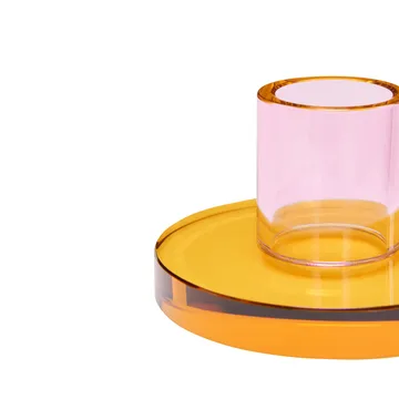 Astra Kerzenhalter klein - Pink-orange - Hübsch Interior