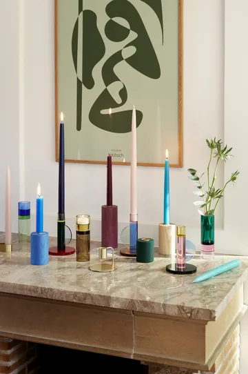 Astro Kerzenständer - Pink - Hübsch Interior