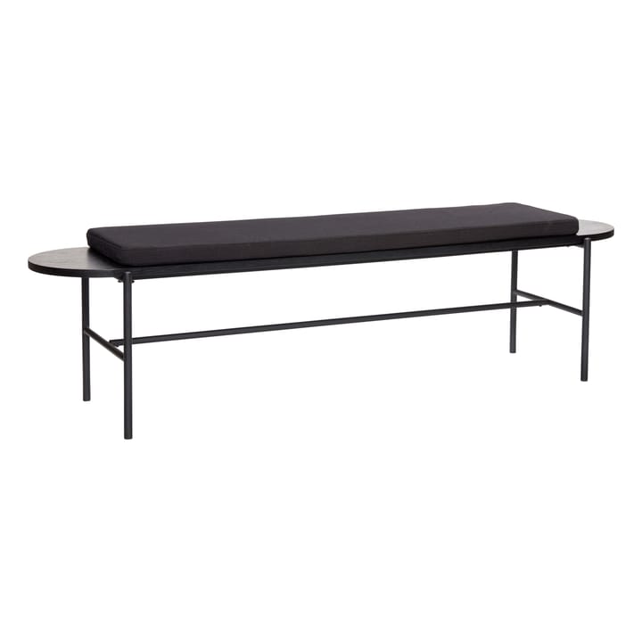 Bank mit Kissen 45x180 cm - Metall-schwarz - Hübsch